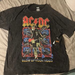 Brand new AC/DC blow up your video North American tour shirt